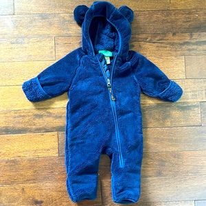 Lands End 3mo fleece bunting